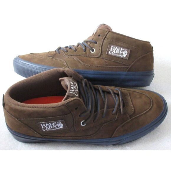 Vans Other - Vans Men's Skate Half Cab Nick Michel Suede Brown Navy Blue shoes Sizes NIB